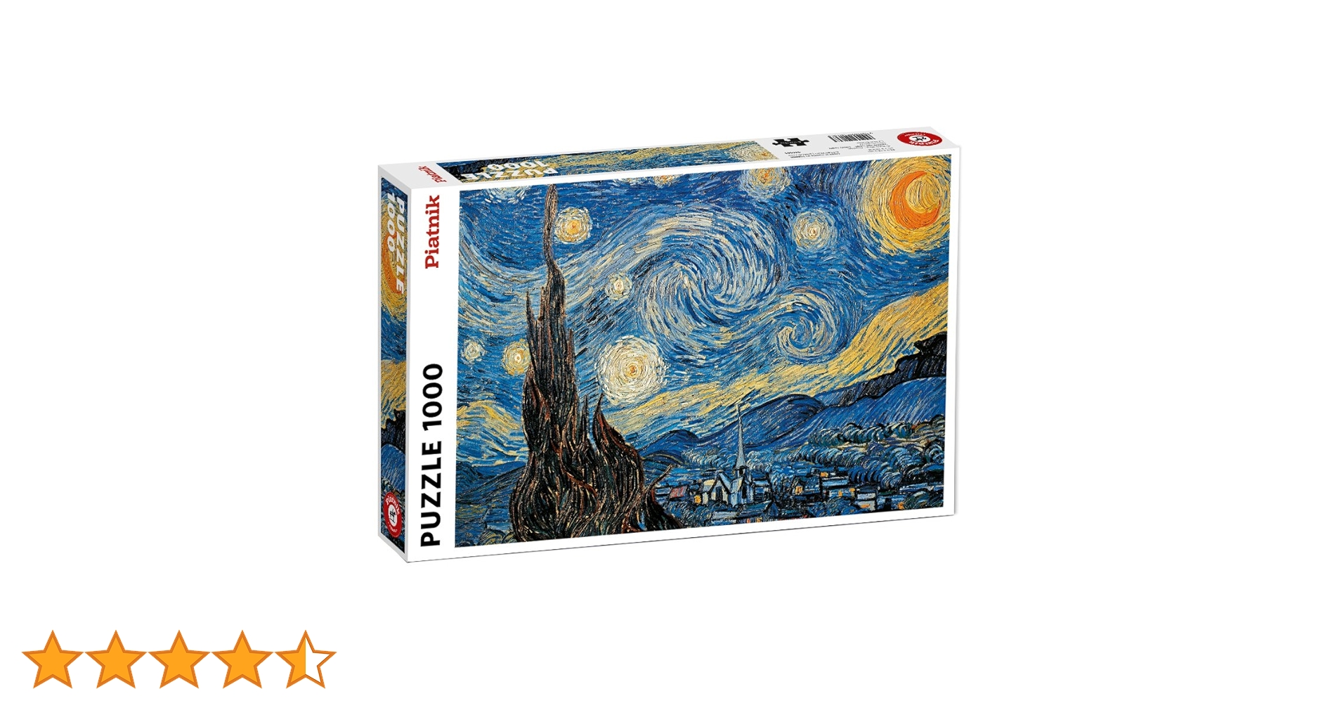 Amazon.co.jp: 1000ピース ジグソーパズル ゴッホ 星月夜 絵画 5403